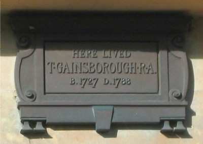 Thomas Gainsborough plaque