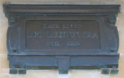 Frederic, Lord Leighton plaque