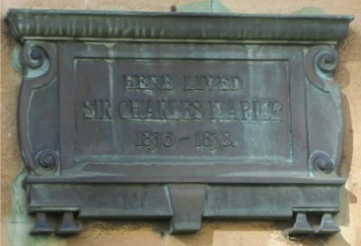 Sir Charles Napier plaque