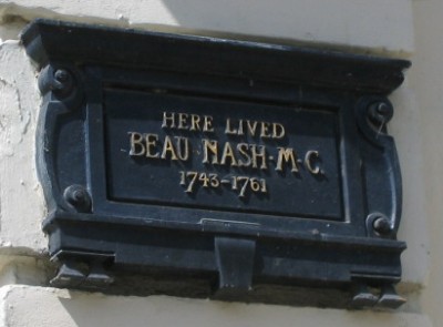 Richard Nash, (Beau Nash) plaque