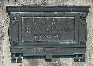 Sir Isaac Pitman plaque