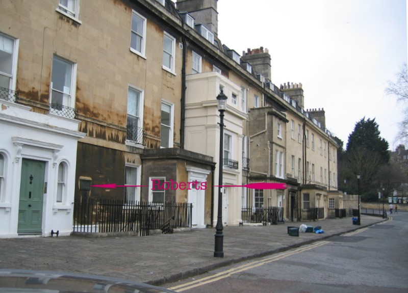 Location of plaque at  9, Queen's Parade