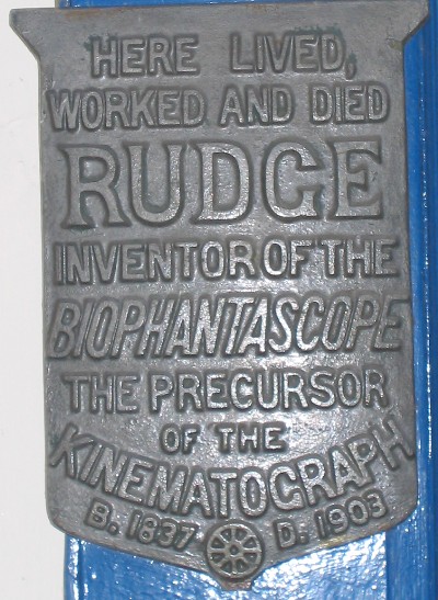 Plaque to John
Arthur Roebuck Rudge