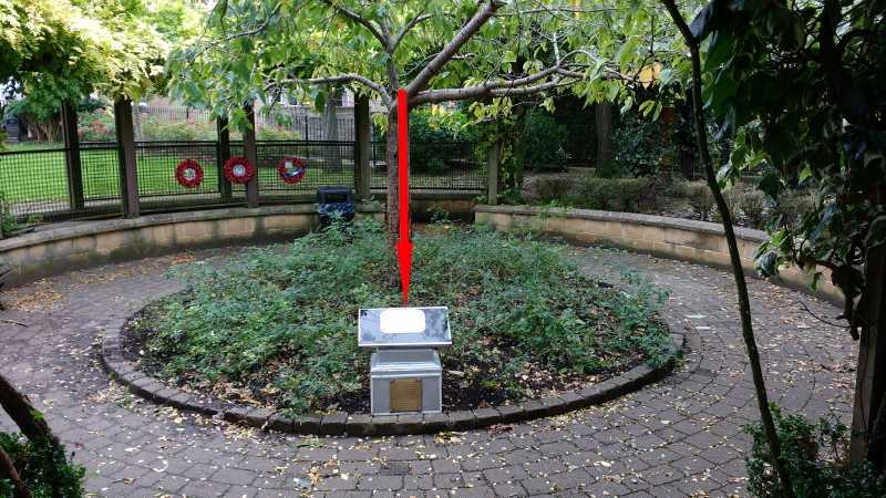 Location of plaques
in Shaftesbury Road
