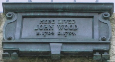 John Wood, the elder, plaque