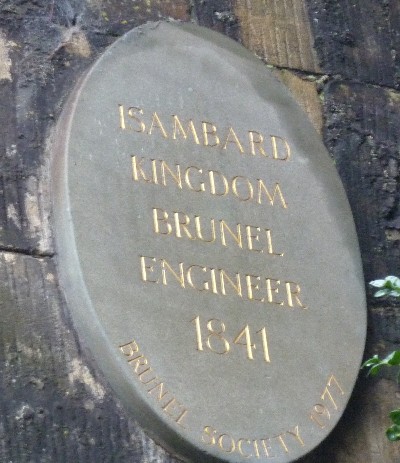 Isambard Kingdom Brunel plaque