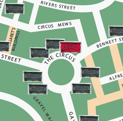 Thomas Gainsborough location map