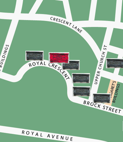 Thomas Linley location map