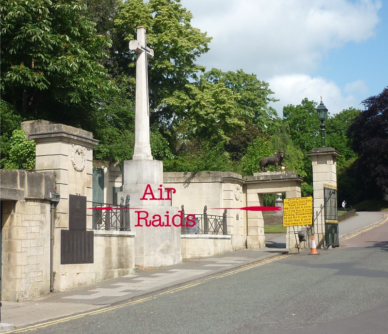 Location of plaques at War Memorial